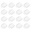 uxcell 16Pcs Plastic Ladder Slider, 1" (25mm) Transparent Adjustable Lock