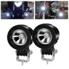 X-STYLE Motorcycle Fog Lamp, LED, White, Headlight, Auxiliary Light, Work
