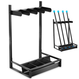 Zonon Weight Bar Rack Weighted Workout Bar Holder Storage Rack for Full Body Workout, Barbell Equipment Accessories and Attachments, Fitness Accessory, Black
