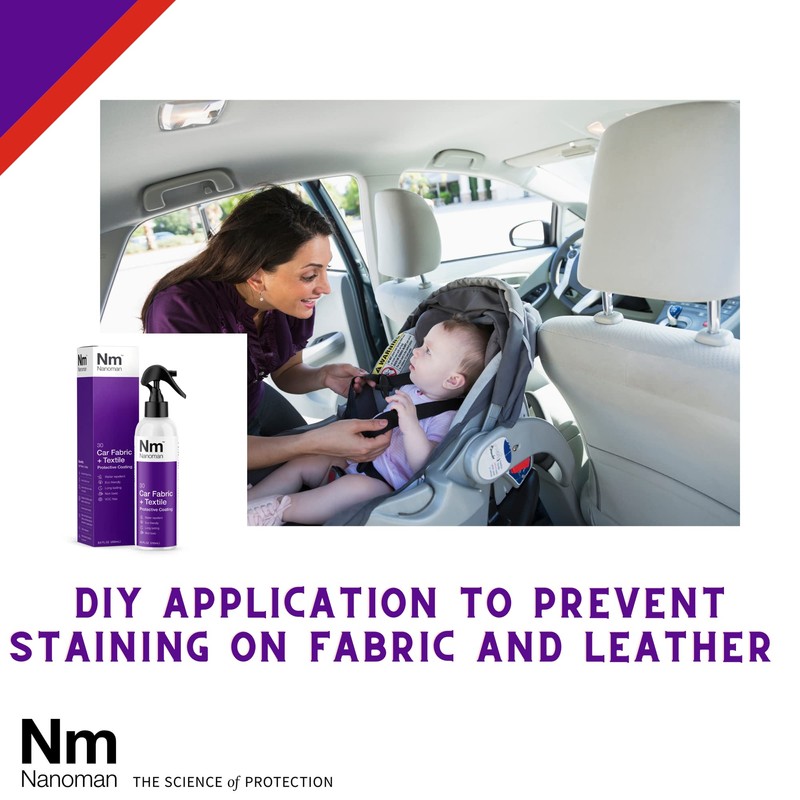 NANOMAN Nano-technology Car Fabric & Upholstery Care - Hydrophobic Waterproof