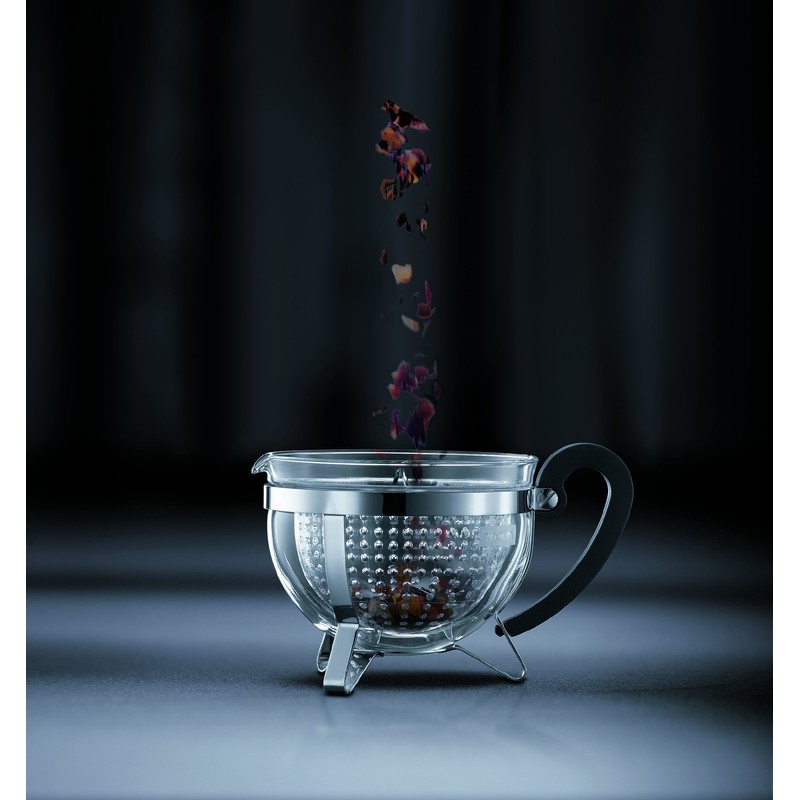 Bodum Chambord 1970-01-2 Teapot 1.5 L with Coloured Plastic Lid