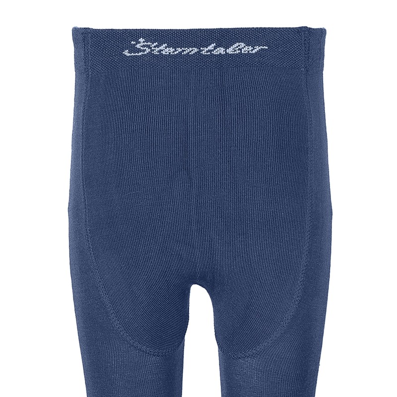 Sterntaler Baby Boys Tights Baby Toddler Tights Plain, blue