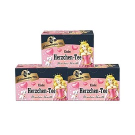 Goldmännchen Children's Tea Heart Tea 20 Individually Sealed Tea Bags Pack of 3 x 46 g
