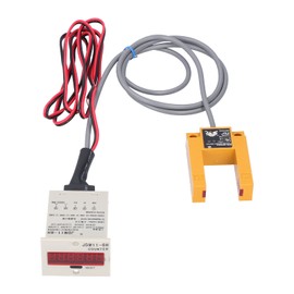 Walfront Digital Display Counter 1-999999 Electronic Industrial Sensor Automatic Induction BEM-6H-30E4-CT Count Level Count and Sensor Count Electronic Digital Display Counter (AC110V)