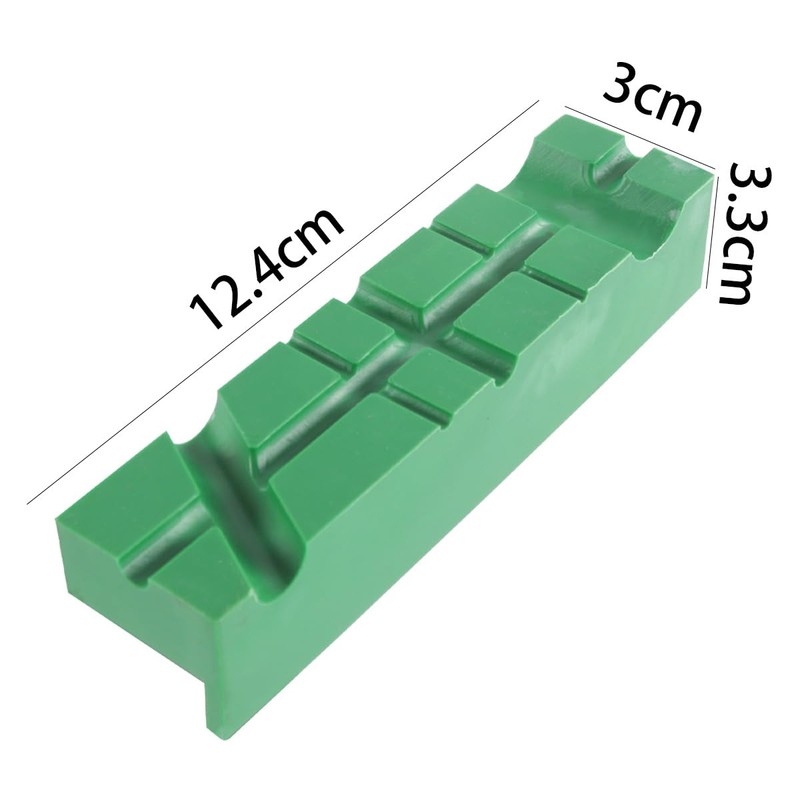 Durlo Magnetic Vise Jaws 5 Inch Magnet U-Grooves Soft Rubber