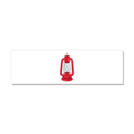 CafePress Camping Lantern Car Magnet 10 X 3 10" x 3", Bumper Magnet