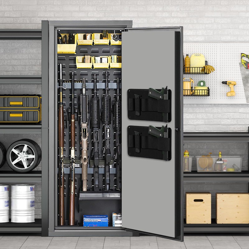 Threehome Upgraded Pistol & Magazine Pouch for Gun Safe Door
