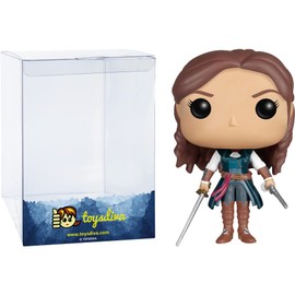 Funko Elise: P o p ! Games Vinyl Figurine Bundle with 1 Compatible 'ToysDiva' Graphic Protector (036-05254 - B)