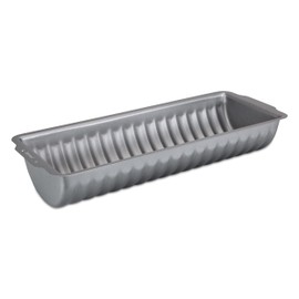 Städter We Love Baking Metal Venison Back Mould 30 x 11 cm Height 6 cm Capacity 1500 ml Temperature Resistant up to 250 °C 661448 Silver