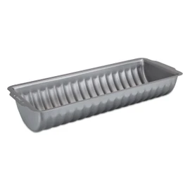 Städter We Love Baking Metal Venison Back Mould 30 x 11 cm Height 6 cm Capacity 1500 ml Temperature Resistant up to 250 °C 661448 Silver