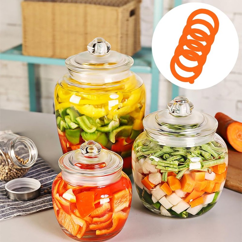 Rubber Rings for Jars, Pack of 20 Sealing Rings for