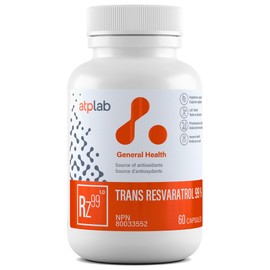 ATP LAB ATP LAB - Trans Resveratrol 99% 60 Capsules - Antioxidants Supplement - Immune System Support - Trans Resveratrol Supplement - Glowing Skin & Immune Support