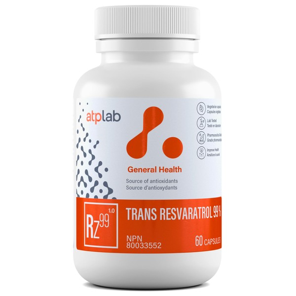 ATP LAB ATP LAB - Trans Resveratrol 99% 60 Capsules