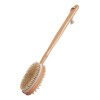 Cepillo Exfoliante Corporal Con Mango De Madera Largo Para
