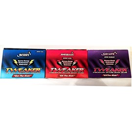 Tweaker Energy - Variety Pack - Grape, Berry, Pomegranate - 36 Pack