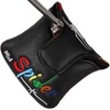 Golf Square Mallet Putter Cover Magnetic Heel-Shaft Headcovers Colorful Spider