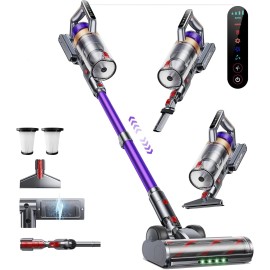 INTETURE 45Kpa Cordless Vacuum Cleaner 550W Lightweight Stick Vacuum Cleaner Rechargeable