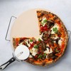 Laroma Pizza Baking Stone Set, 15-Inch - Includes Serving Rack,