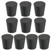 PATIKIL Solid Rubber Stoppers 3#, 10 Pack Tapered Lab Seal
