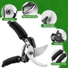 Professional Titanium Garden Secateurs, Gardening Pruning Shears, Garden Scissors, Bypass