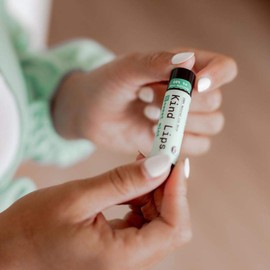 Kind Lips Organic Lip Balm Set | Sweet Mint | Certified Organic Coconut Oil, Jojoba, Beeswax | Gluten Free, Cruelty Free | 100% Soothing Natural Ingredients | 3 Pack