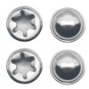 FDXGYH 4 Pcs Push On Pushnut Caps Spring Steel Pushnut