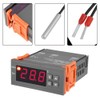 AIEK Temperature Controller MH1210W Digital Temperature Controller Thermocouple with -50~110