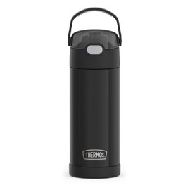 THERMOS FUNTAINER 14 Ounce Stainless Steel Vacuum Insulated Bottle, Black
