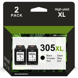 305XL Printer Cartridges for HP 305 Replacement for HP 305 Printer Cartridges for HP DeskJet 2700 2710 2720e 2722e 4110e Deskjet Plus 4100 4130e Envy 6000 6010e 6020e 6030e Envy Pro 6400 6400 6010e