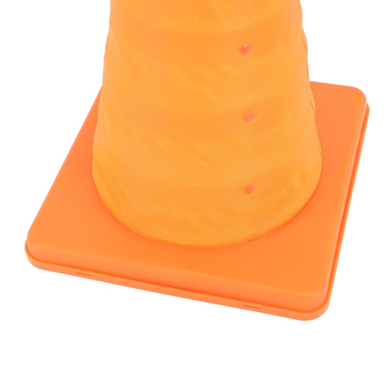 Collapsible Traffic Safety Cone with 2 Reflective Collar Multi Purpose