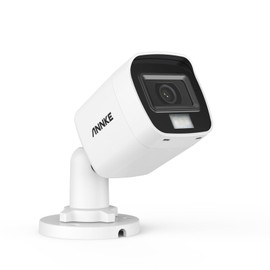 ANNKE 2MP Security Camera for Home & Business Surveillance, Analog Add-on Wired Bullet Cam with 100ft Smart Color Night Vision, IP67, 3.6mm Lens, Built-in Mic (Comes with NO Power Adapter & BNC Cable)