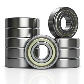 10 PCS 6203-ZZ Double Metal Seal Deep Groove Ball Bearings, Pre-Lubricated and Stable Performance and Cost Effective Bearings (6203 ZZ)