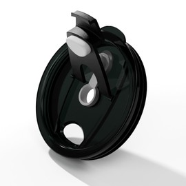 Replacement Lid for 20 oz Cup, Replacement Lid Compatible with YETI 20 oz Cup, 20 oz Non-Spill Lid (Black)