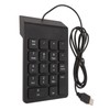 Wired Number Pad 18 Keys Ergonomic USB Plug and Play
