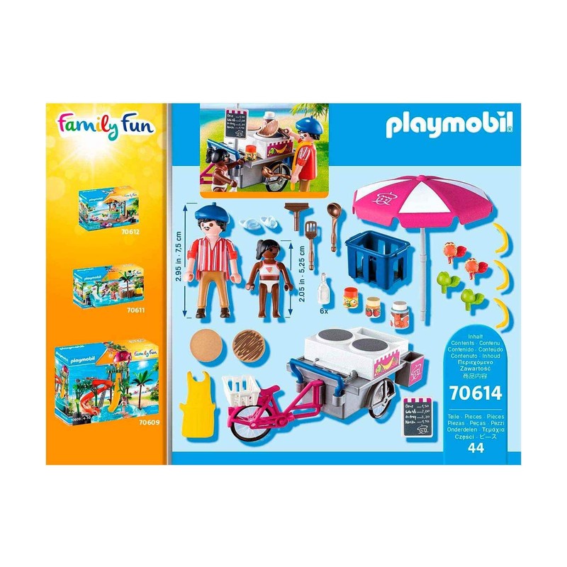 PLAYMOBIL Family Fun 70614 Mobile Crepes from 4 Years