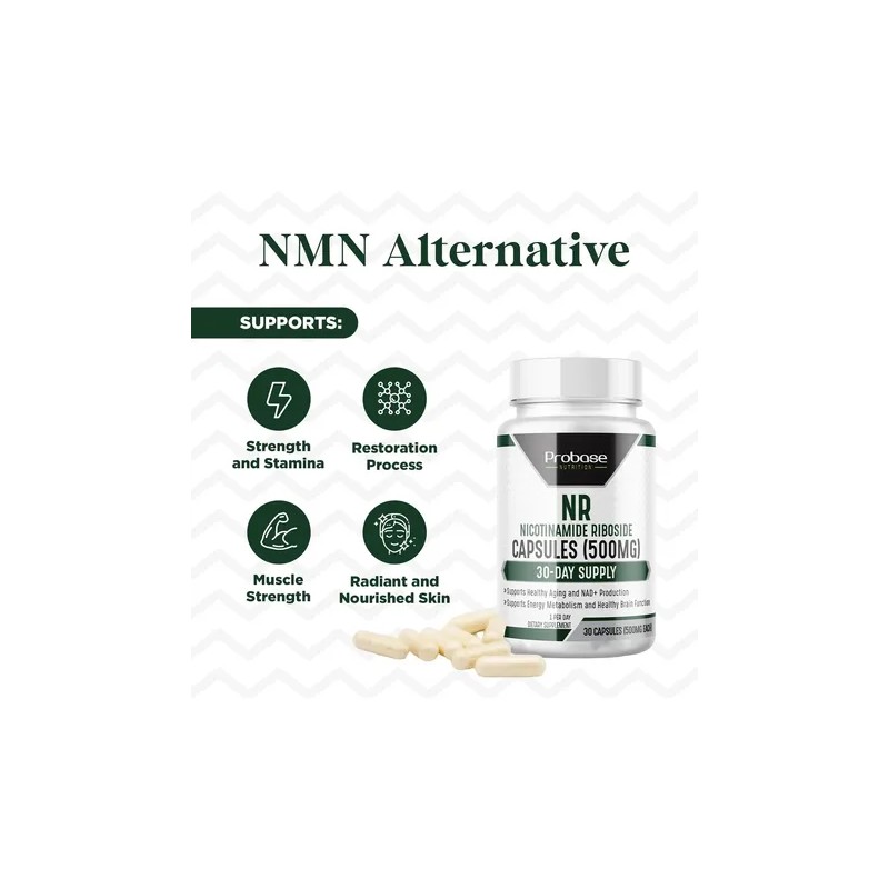 Probase Nutrition Suplemento Nr Nad 500 Mg 30 Cápsulas