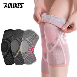 AOLIKES 등산 무릎보호대 러닝 헬스 아대 AOLIKES 남녀공용 무릎 보호대 압박 슬리브 지지대 달리기 사이클링 농구 [Pink] AOLIKES Unisex Hiking Knee Support Running Health Sleeve Compression Knee Brace Support for Running Cycling Basketball [Pink]