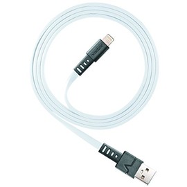 Ventev Chargesync Apple Lightning Cable | Flat, Tangle-Resistant Cable, MFi Certified, Providing Power you Depend on to Charge your Devices and Transfer Photos, Music and More with Ease | 3.3ft White