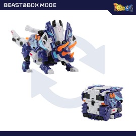 52TOYS Beastbox BB-55 SIGMA Deformation Toys Action Figure, Converting Toys in Mecha and Cube, Perfect Birthday Party Gift for Teens and Adults, Designed by Triceratops