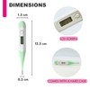 Digital Thermometer for Adults and Children - Flexible Tip, Fever