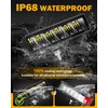 Auxbeam R4 60W LED Light Pods, 6.3 inch Square Offroad