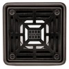LATICRETE Hydro BAN® Point Drain 4" X 4" Oil Rubbed Bronze
