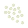 PATIKIL 3mm Glow Fishing Beads, 200Pcs Plastic Round Rubber Luminous