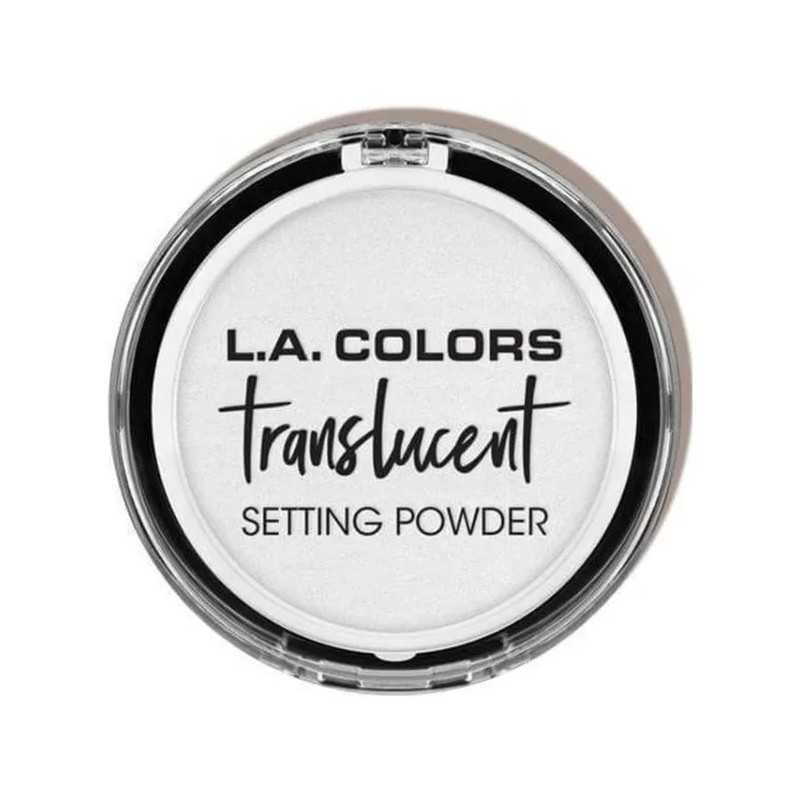 Polvo Traslúcido L.a Colors Control De Brillo Acabado Mate