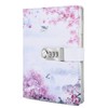 ToiM A5 Secret Diary with Lock, PU Leather Journal (Spring)