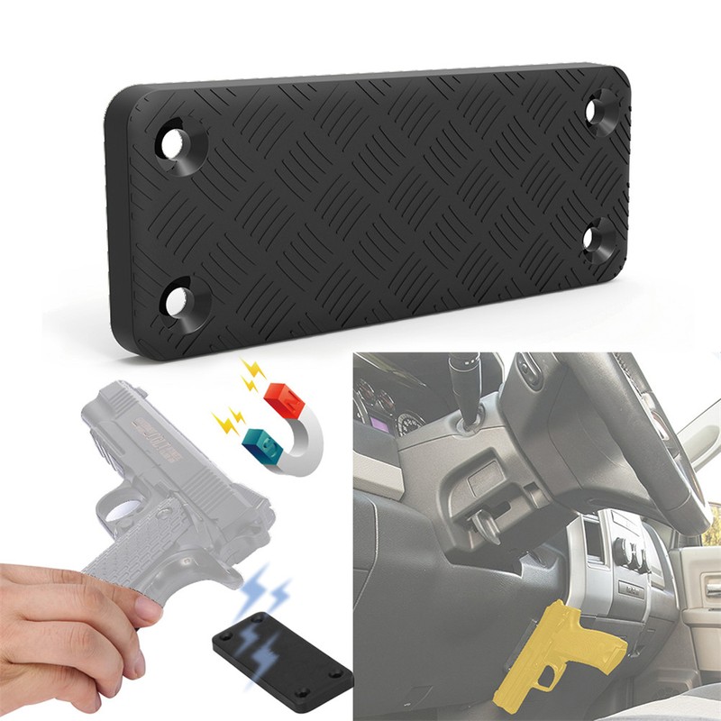 Rubber Coated Magnetic Gun Mount for Handguns Airguns Rifle and