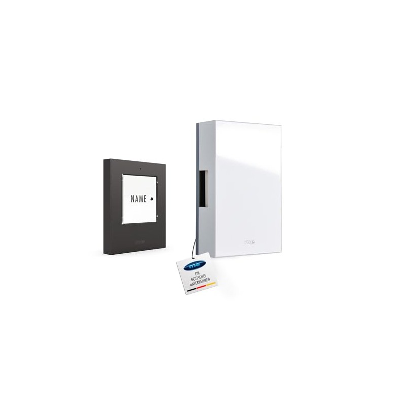 m-e KTF-120-A - Wired Doorbell Complete Set Includes Two-tone Chime