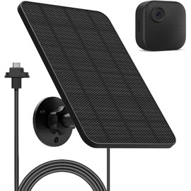 Blink Outdoor 4th Camera Solar Panel Charger with Blink 4th Solar Panel Accessories, 360° Adjustable Stand