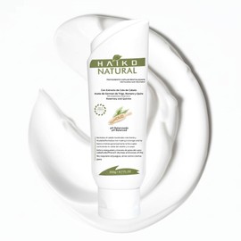 HAIKO NATURAL Revitalizing Leave-In Hair Treatment with Horsetail Extract, Wheat Germ Oil & Rosemary. Deep Hydration & Scalp Balance Styling Cream. Salt & Paraben Free - 6.7 fl oz / 200g