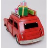 The Good Life Retro Vintage Rustic Christmas Tin Mini Car